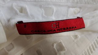 Vestido Blanco Carolina Herrera