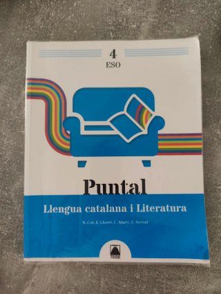 Libro de Lengua catalana y literatura. 4rto ESO