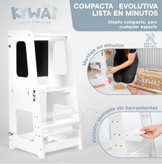 Torre Montessori 3 en 1 Convertible
