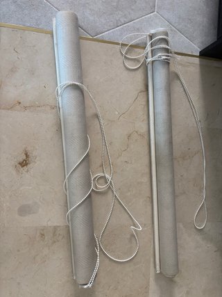 2 Estores Beige 95 cm