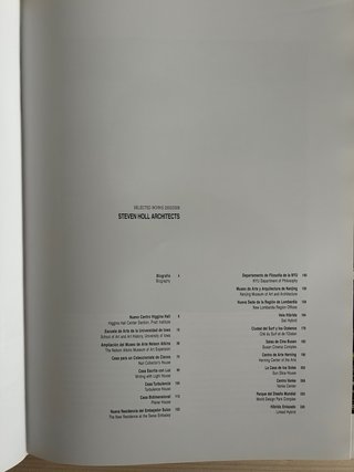 Libro El Croquis Steven holl de arquitectura