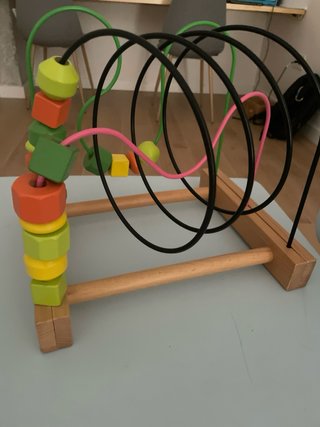 Laberinto de cuentas de madera IKEA