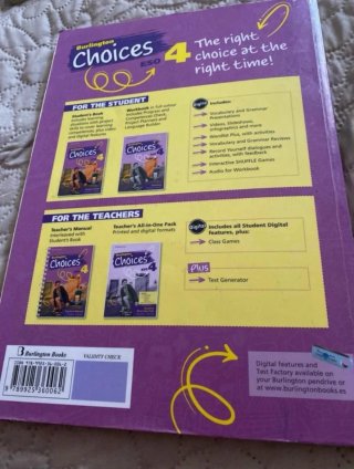 Libro Burlington Choices ESO 4 Student's Book