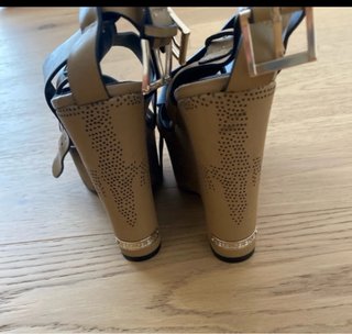Sandali Versace donna beige/blu