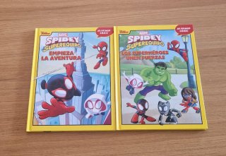 Cómics Spidey y su Superequipo 1 y 2.