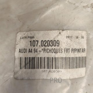 PARAGOLPES DELANTERO AUDI A4 NUEVO 107020309