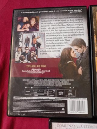 Saga Crepúsculo DVD 5 Películas