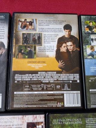Saga Crepúsculo DVD 5 Películas