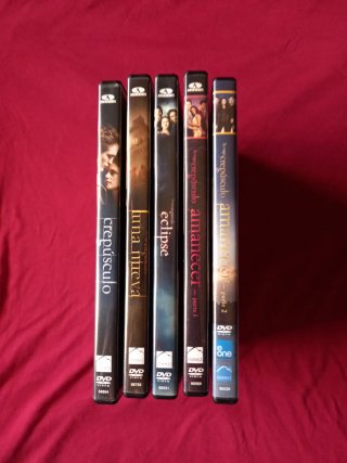 Saga Crepúsculo DVD 5 Películas