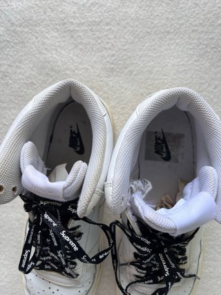 Zapatillas Nike Air Force 1 Supreme Blancas 41