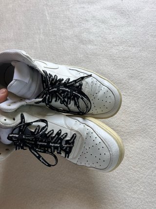 Zapatillas Nike Air Force 1 Supreme Blancas 41