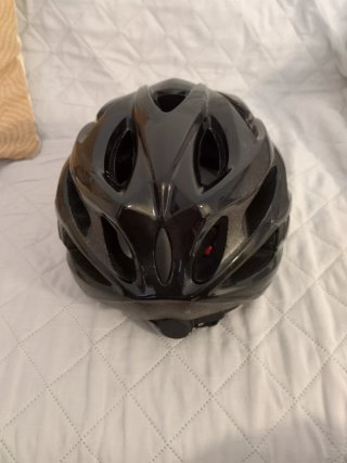 Casco de Bicicleta Negro Brillante