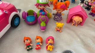 Lote Pinypon Casa Muñecas, colegio, coche...