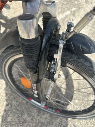 Bicicleta infantil BMX naranja