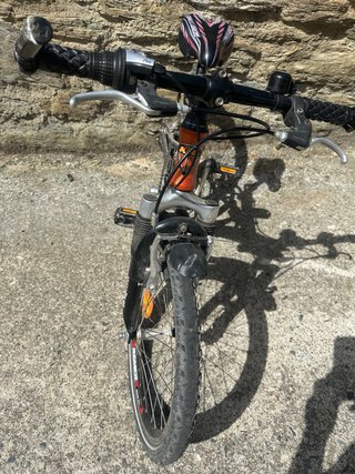 Bicicleta infantil BMX naranja