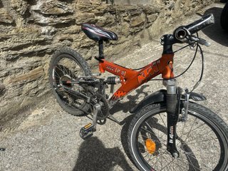Bicicleta infantil BMX naranja