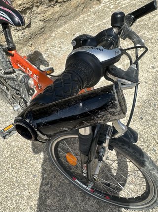Bicicleta infantil BMX naranja