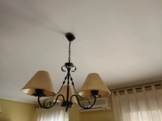 Lámpara colgante de 3 luces