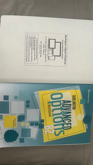 Llibre Anglesa ADVANCED OPTIONS BURLINGTON B2
