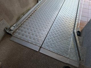 Rampa Aluminio Silla Ruedas 7m x 1m