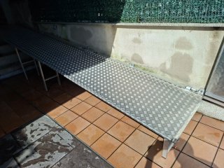 Rampa Aluminio Silla Ruedas 7m x 1m