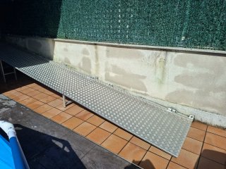 Rampa Aluminio Silla Ruedas 7m x 1m