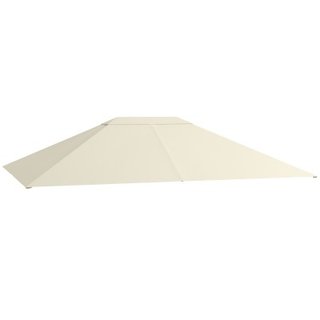 Outsunny Tetto di Ricambio per Gazebo 4x3m in Poli