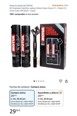 Pack Limpia Cadena Motul Factory Line