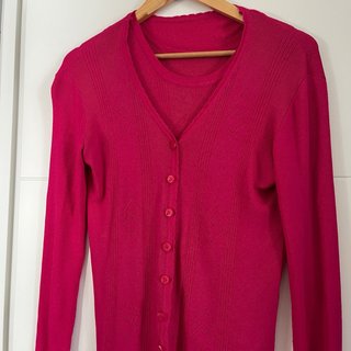 Conjunto de jersey fusia