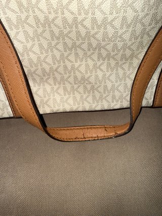 Borsa Michael Kors Beige/Marrone
