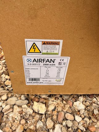 Lote 2 Cajas Extracción Insonorizadas AIRFAN