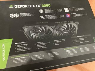 MSI RTX 3060 Ventus 2X OC 12GB