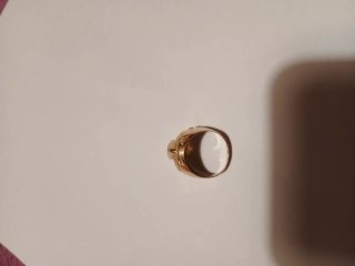 Anillo Oro 18k Hombre con piedra zafiro.