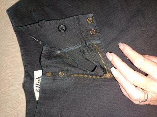 Pantaloncini donna gessati neri