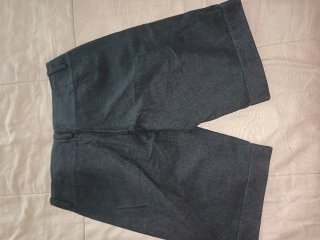 Pantaloncini donna gessati neri