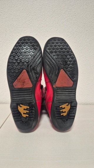 Botas de Moto Garibaldi Rojas
