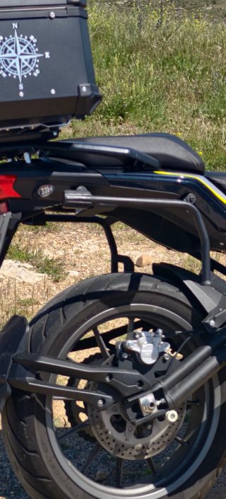 Porta alforjas SHAD para moto TRK 502