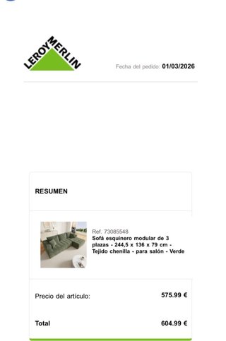 Sofá esquinero modular verde