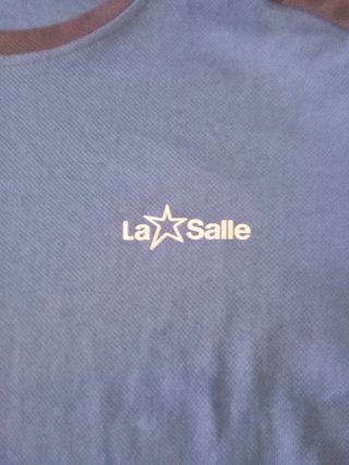 Camiseta escolar La Salle Azul Talla L