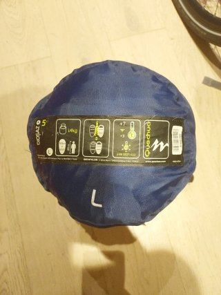 Saco de dormir azul Decathlon