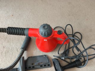 Vaporeta Limpiadora a Vapor Roja