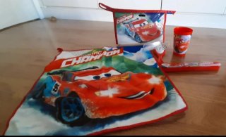 Set Bolsa Aseo Infantil Cars