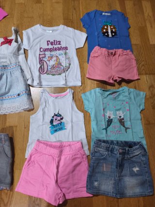 Lote Ropa Verano Niña Talla 4-5 Años