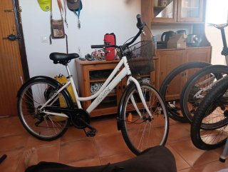 Bicicleta paseo 26 Fairway con cesta