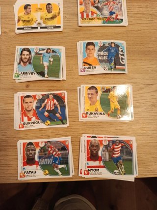 Lote 250 cromos Panini Liga 14-15 Pac