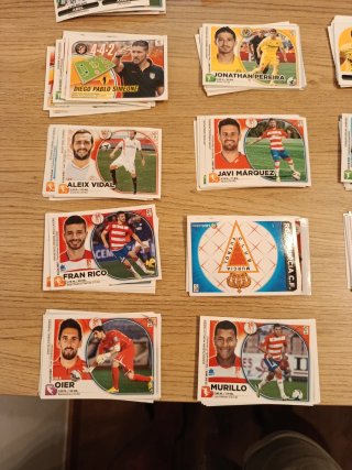 Lote 250 cromos Panini Liga 14-15 Pac