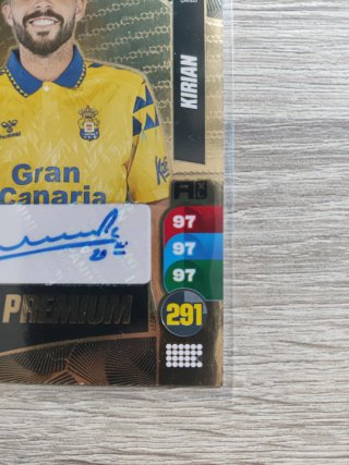 Autografo original premium adrenalyn Kirian