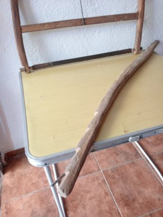 Orcate y sierra antigua de madera