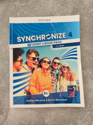 Libro de inglés . Synchronize 4. Student's book