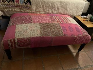 Banqueta Patchwork Vintage